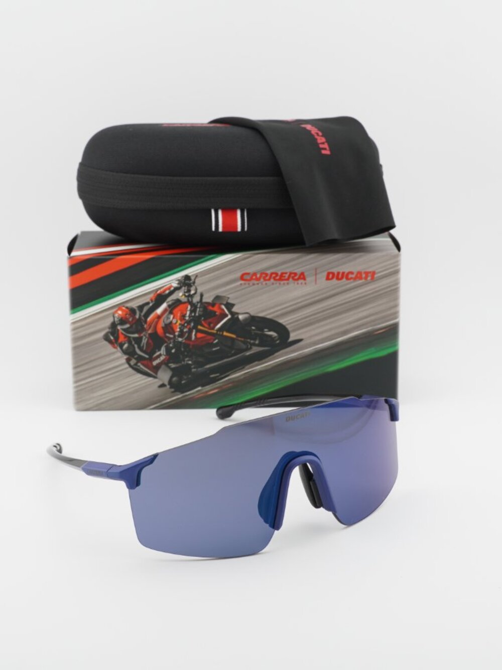 Carrera Ducati CARDUC 033/S 0TZQ XT Shield Sunglasses - Blue / Mirror